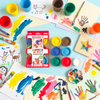 Safe & Washable Finger Paint Set – 6 For Toddlers/Kids