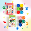 Safe & Washable Finger Paint Set – 6 For Toddlers/Kids