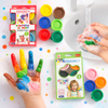 Safe & Washable Finger Paint Set – 6 For Toddlers/Kids