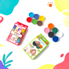 Safe & Washable Finger Paint Set – 6 For Toddlers/Kids