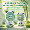 Jolly Chilly Panda Wearable Portable Fan | 3-Speed Rechargeable Mini Fan