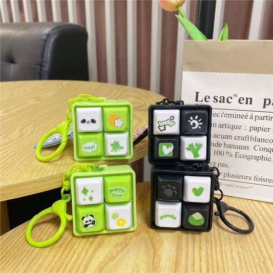 Panda Keyboard Fidget Keychain – Stress Reliever