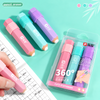 Pastel 360° Precision Pencil-Shaped Eraser Set - 3 Pcs