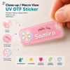 Personalized Kids Pastel Kawaiii Name Stickers | Waterproof UV DTF Labels | 16 Stickers