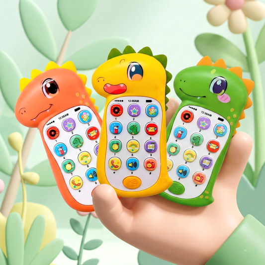 Dinosaur Baby Mobile Phone Toy (Musical Learning Toy)