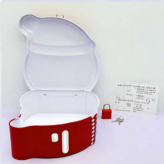 Santa Snowman Metal Money Box | Christmas Savings Box for Kids