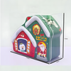Christmas House Metal Money Box – Cute & Secure Savings Box