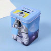 Robot & Astronaut Metal Piggy Bank with Lock & Key