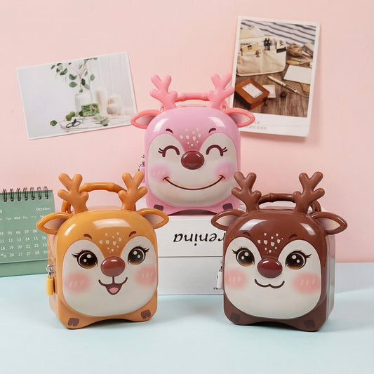 Reindeer Piggy Bank – Adorable Christmas Savings Box
