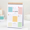 Aesthetic Pastel To-Do List Daily Planner Spiral Notepad