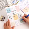 Aesthetic Pastel To-Do List Daily Planner Spiral Notepad