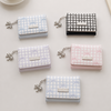 Portable Mini Trifold Wallet with Bow Charm | Cute School & Travel Purse