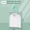 Portable Transparent School File Folder with 13-Layer |13 Grid Transparent School File Folder