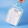 Portable Transparent School File Folder with 13-Layer |13 Grid Transparent School File Folder