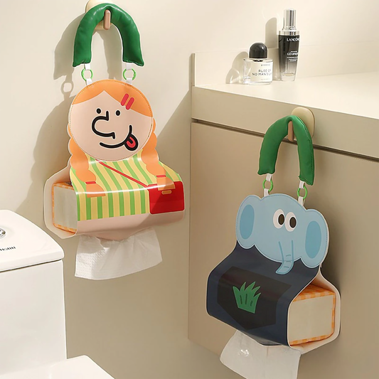 Portable Waterproof Hanging Tissue Holder | Waterproof Faux Leather