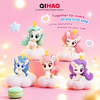 Qihao DIY Unicorn Eraser Set of 5pcs | Eraser & Desk Decor