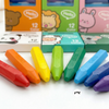 12-Color Hexagonal Wax Crayons – Vibrant Non-Toxic Coloring Kit