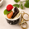 Realistic Cute Cupcake Keychains