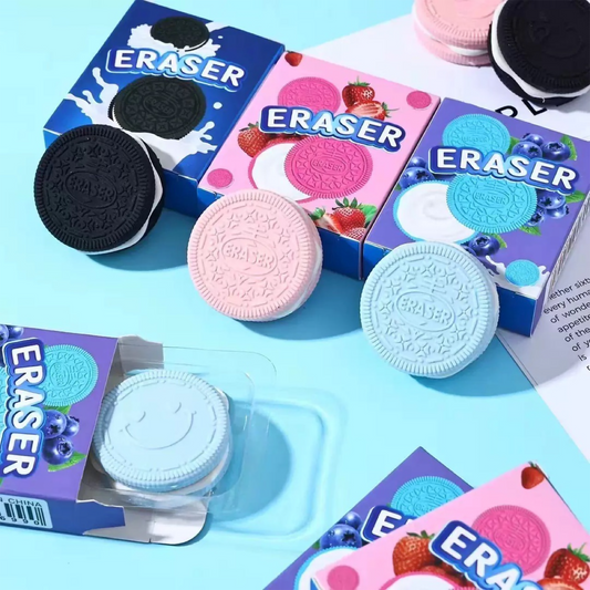 Realistic Oreo Cookie Eraser | Fun Oreo-Style Eraser