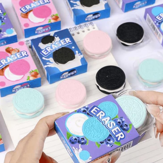 Realistic Oreo Cookie Eraser | Fun Oreo-Style Eraser
