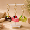 Realistic Sweet Pastry Keychains | Cute Simulated Dessert Bag Charm