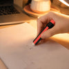 Red & Black  360° Precision Pencil-Shaped Eraser Set - 3 Pcs
