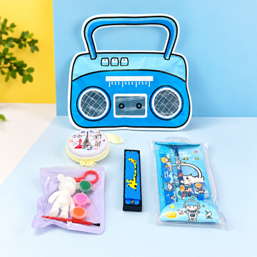 Retro Boombox Kids Activity Hamper