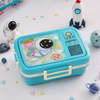 Retro TV 3-Grid Stainless Steel Lunch Box