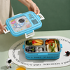 Retro TV 3-Grid Stainless Steel Lunch Box