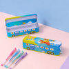 Bus Shaped Double-Layer Metal Pencil Box