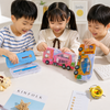 Happy Cement Truck Metal Pencil Box with Stationery