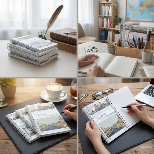 University Theme Spiral Notebooks