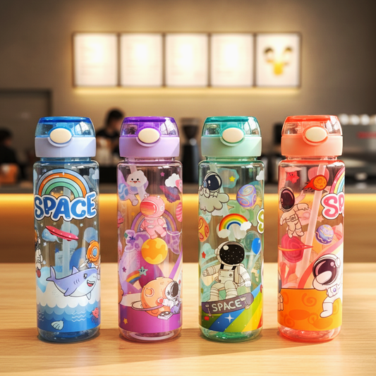 Stay Cool with the Transparent Space Sipper – 700ml Magic
