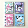 Kawaii Cartoon Water & Glitter Spiral Diary