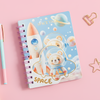 Space-Themed Spiral Diary