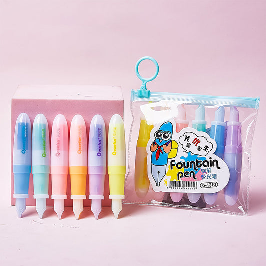 Fountain Pen Highlighter Set of 6