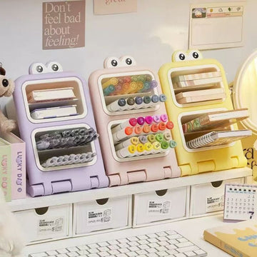 Desktop Slanting Organizer – Large Capacity Pen Holder