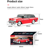 WSTER WS1955 Vintage Car Bluetooth Speaker with FM Radio & LED Lights