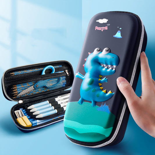 Stylish 3D Cartoon EVA Pencil Case – Perfect for School & Travel
