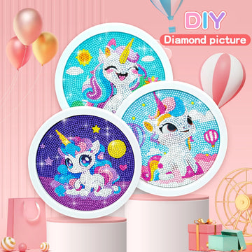 DIY Diamond Painting Kit | Cute Cartoon Crystal Art Frame