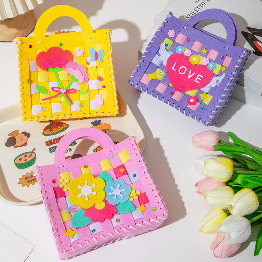 DIY Fancy Kids Sewing Bag Kit - Sew Your Own Bags Sewing