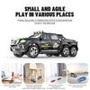 Mini Remote Control Alloy 1:64 RC Truck with Detachable Trailer