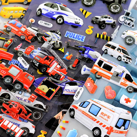 3D Transportation Stickers