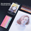 Set of 24 Oil-Based Portrait Pencils - Bold & Bright Colors