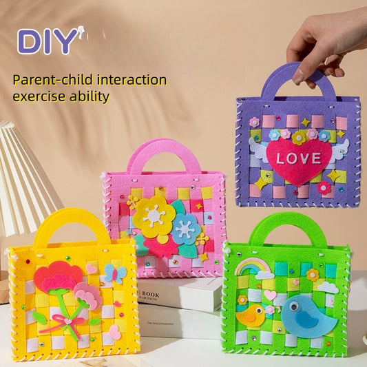 DIY Fancy Kids Sewing Bag Kit - Sew Your Own Bags Sewing