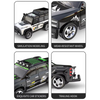 Mini Remote Control Alloy 1:64 RC Truck with Detachable Trailer