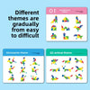 Magnetic Wooden Tangram Puzzle: Educational toy