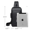 Anti-Theft Sling/Chest Bag | USB Charging Multi-Functional Crossbody Bag
