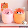 Kawaii Bear Desk Trash Can – Multipurpose Storage Holder