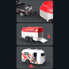 Mini Remote Control Alloy 1:64 RC Truck with Detachable Trailer